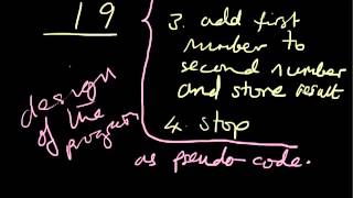 pseudo-code simple example - part 1