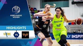 ZVVZ USK Praha - TTT Riga | Highlights | EuroLeague Women 2021/22