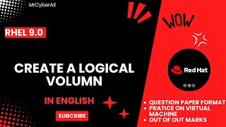 RHCSA EXAM QUESTIONS | CREATE A LOGICAL VOLUME | RHCSA 9 | English Tutorial