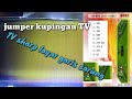 TV sharp layar bergaris sarung || jumper kupingan tv