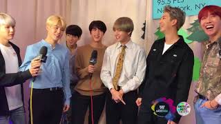 171119 BTS at AMAs BACKSTAGE INTERVIEW WITH RALPHIE AVERSA 방탄소년단