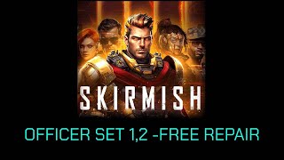 War Commander - Skirmish  (Jan) - Officer Set 1, 2 -  Free Repair