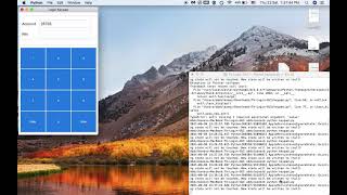 Python Tkinter - keypad login