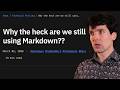 Markdown is a terrible language