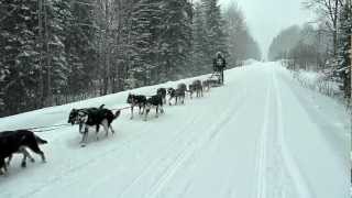 Snowmobiling in Northern Maine March 2012 Part 1