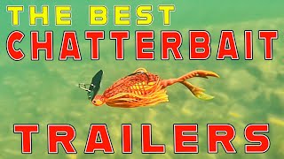Top 10 Chatterbait Trailers Of All Time!! ( Underwater Action Compared )