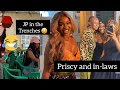 Jux Serves Priscy Food at a Local Party| IYABOOJO Fast Becoming a Fashion Influencer like Daughter?