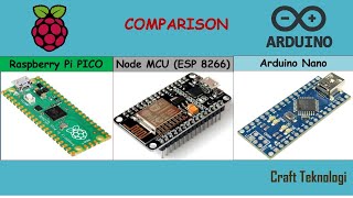 Raspberry Pi Pico | NodeMCU (ESP8266) | Arduino Nano | Microcontrollers Comparison