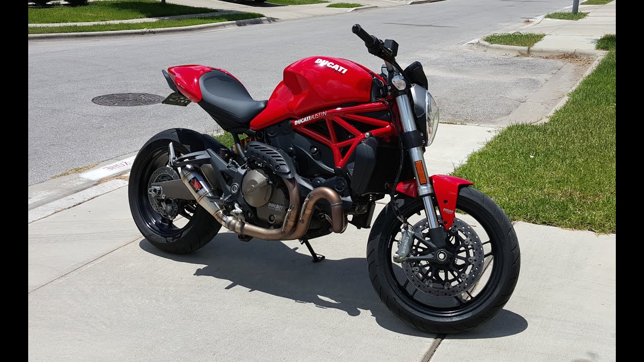 2015 Ducati Monster 821 - Ride & Review - YouTube