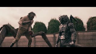 Kamen Rider Black Sun - Black Sun vs Spider Kaijin / full fight scene