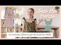 Sew the Trends | Co-ord sets, how to get the look with FREE sewing patterns & what we already own