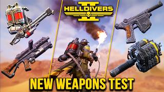Entrenched Division – All New Weapons Showcase | Helldivers 2