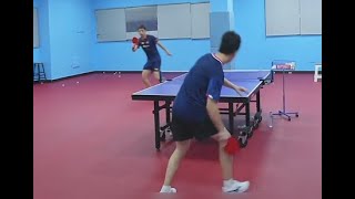 Zhang Jike trains his students to develop feel for ball; he has such a deep understanding of spin.