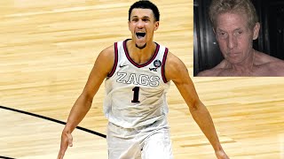 Skip Bayless Says Jalen Suggs Game Winner Was ALL LUCK! | Gonzaga VS UCLA Final Four