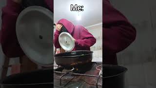 The difference between my cooking and my mother's #funnyvideo #comedy #challenge #soccer #football