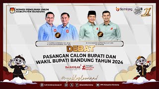 DEBAT PASANGAN CALON BUPATI  DAN WAKIL BUPATI KABUPATEN BANDUNG TAHUN 2024