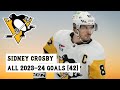 Sidney Crosby (#87) All 42 Goals of the 2023-24 NHL Season