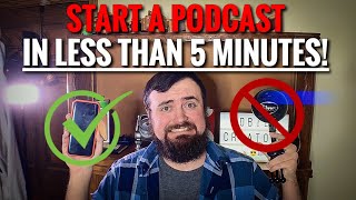 How To Start A Podcast In Less Than 5 Minutes | Anchor App Tutorial