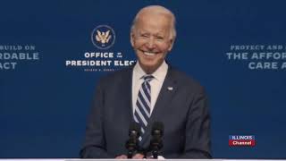 President-Elect Biden on Supreme Court Hearing on the ACA and His Transition to Office