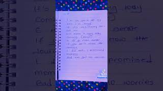 Lil Kesh ft Zinoleesky - Don't Call Me (Short Handwritten Lyrics By Nicky Blaise).