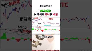 美股赚钱 | INTC | MACD 如何判断何时快逃顶 #macd #intc #美股