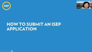 ISEP Application Workshop Session 1 (January 11, 2024)