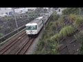 185系踊り子　313系普通三島自動車教習所付近通過