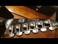 esp ltd ex 400 black explorer emg neck thru korean guitar up close review video