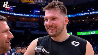 Luka Doncic responds to Chuck's Comments & Game 5 Win vs OKC, Postgame Interview 🎤