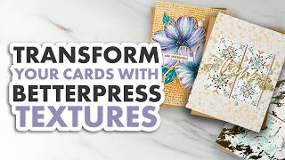 Explore These 4 STUNNING Textured Card Backgrounds with Jaycee!