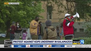 Protest against KDPS underway in Kzoo