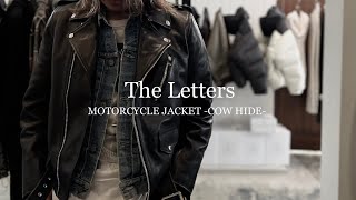 【漢の一生モノシリーズ】ダブルライダース編！The Lettersが作るモーターサイクルジャケット！拘りのウエスタンパーツが装飾された新しい王道レザージャケット！全てのファッション好きへ！