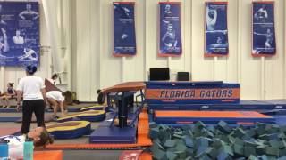 Skylar Draser  Level 10, Hopes Gymnast, summer training 2017, Double-twisting layout yurchenko vault