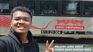 VIRAL! UJICOBA KERETA LUXURY DAN KERETA ARGO DWIPANGGA BUATAN PT INKA TERBARU 2023