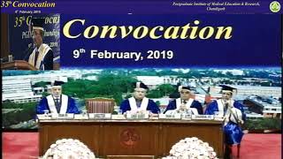 35th Convocation address by Hon'ble Minister of Health \u0026 Family Welfare \u0026 President of the Institute