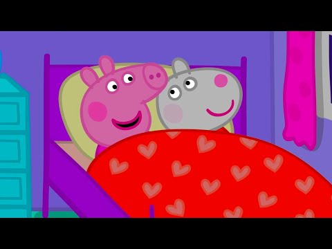Peppa Pig goes to a children's sleepover, on TV and with stories