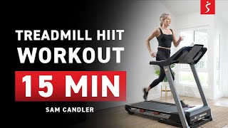 Treadmill HIIT Workout: BUILD STAMINA & POWER | 15 Minutes