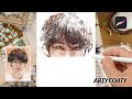 Drawing BTS: V / drawholic respect | ARTY COATY