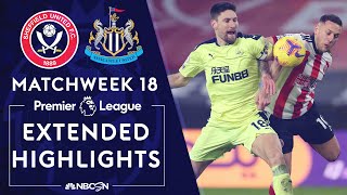 Sheffield United v. Newcastle | PREMIER LEAGUE HIGHLIGHTS | 1/12/2021 | NBC Sports