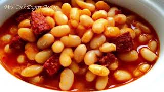 Kurdish Traditional Kidney Bean Stew (Fasolia) Fast and Delicious خوراک لوبیا سفید کوردی فاصولیه