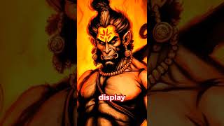 Hanuman's Fiery Escape: The Epic Showdown with Raavan! #shorts #hindu #hanuman #ravan #ramayan #epic