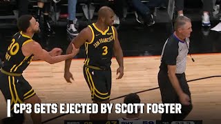 Chris Paul gets ejected by Scott Foster for arguing foul call | NBA on ESPN