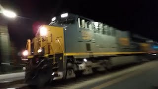 [CSX]3295 GE ET44AH-EFS ES44AH Leads Q031-09 With Hybrid K5HLL-R2 Blowing Pulling Hard In Fay NC