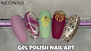 Gel Polish Nail Art Tutorial | Neonail