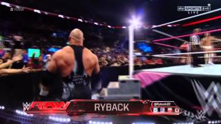 RAW 10/27/14 - Ryback returns and face turn