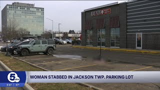 Man in custody for stabbing woman in Jackson Township, leading officers on chase