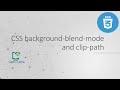 CSS background-blend-mode and clip-path