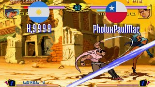 FT5 @jojobanr1: K,9 9 9 9 (AR) vs PholuxPaulMac (CL) [JoJo HFTF jojoban Fightcade] Jan 13