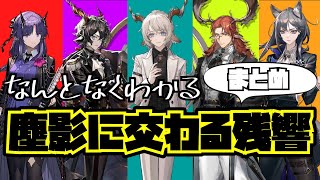 【塵影まとめ】8分でわかる！誰も幸せになれなかった物語【アークナイツ・塵影に交わる残響】【エーベンホルツ・クライデ・ツェルニー・ゲルトルーデ・濯塵ハイビスカス】