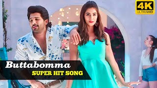 Buttabomma 4k Video Song | Alavaikunthapurramuloo  | Allu Arjun , Poojahegde | Thaman S